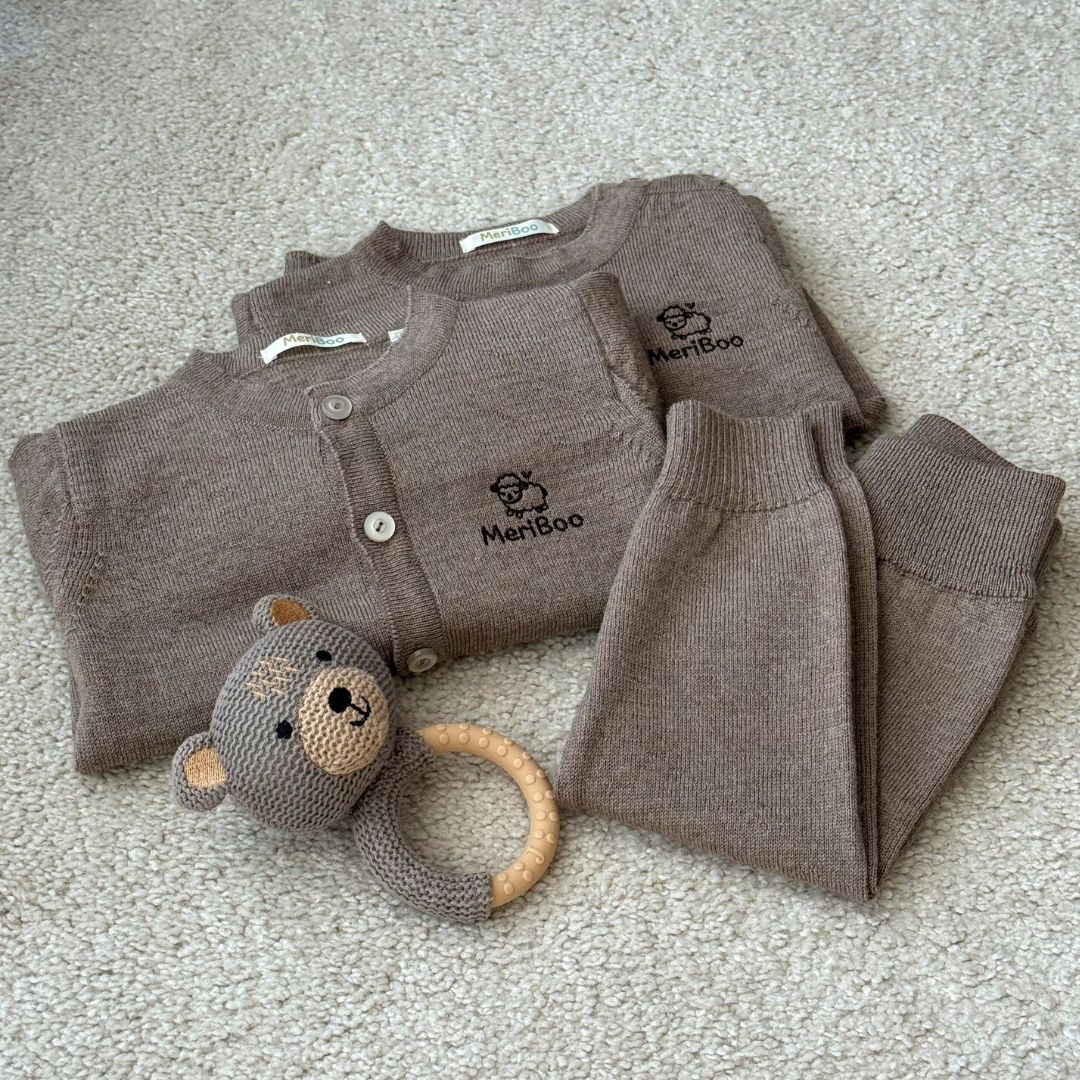 Плетена жилетка от 100% органична мериносова вълна