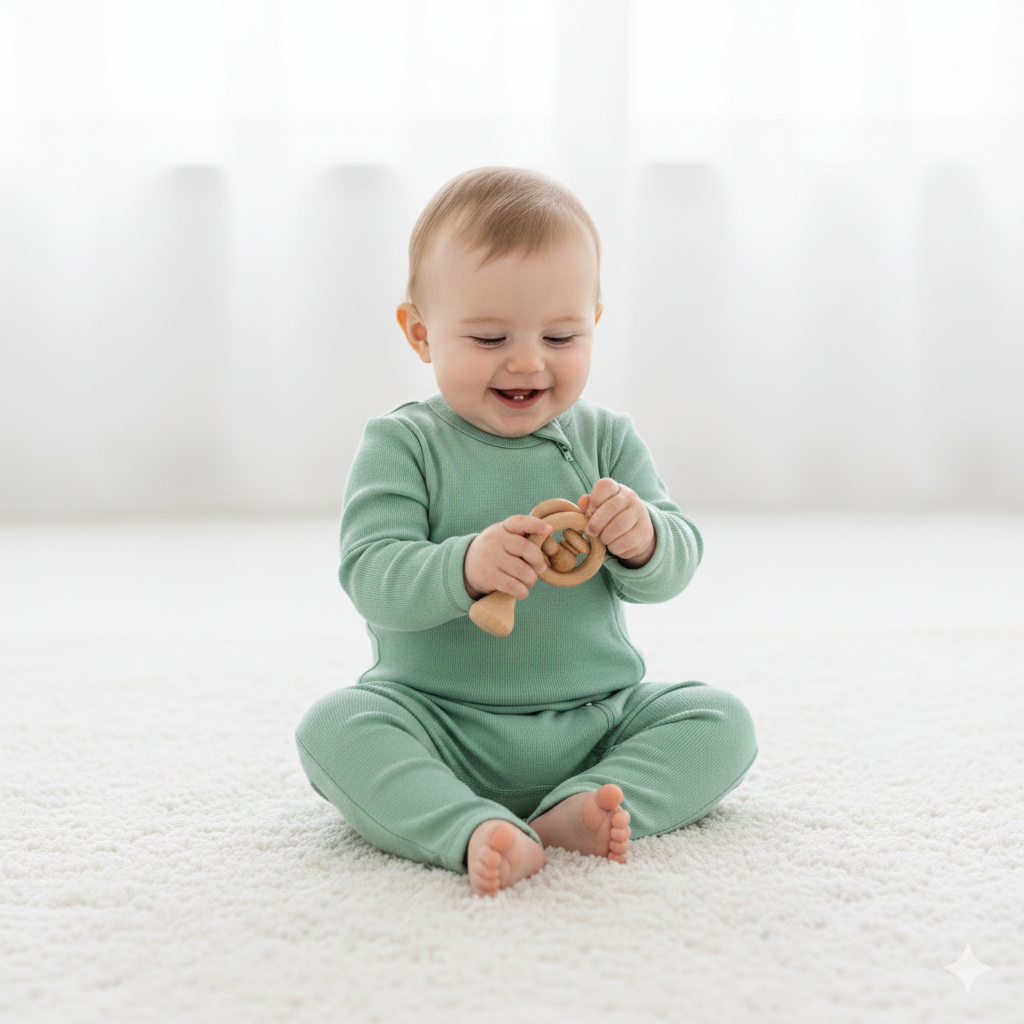 Set of 3 100% organic merino wool jumpsuits with side zip