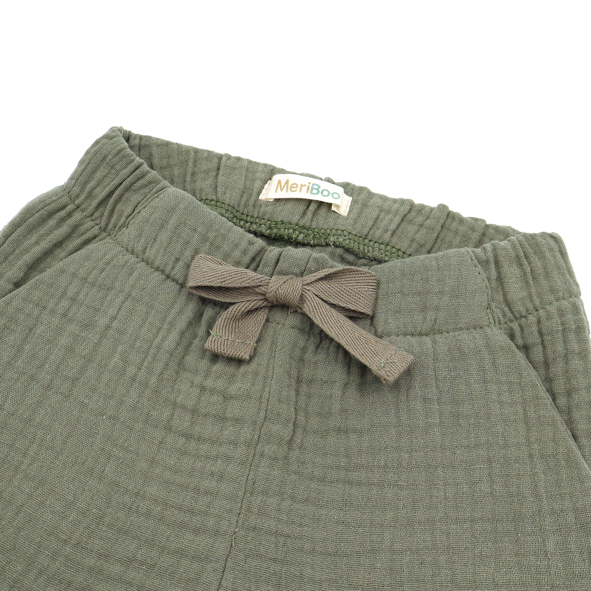 Pantaloni scurți „Soft Breeze” din 100% muselină organică