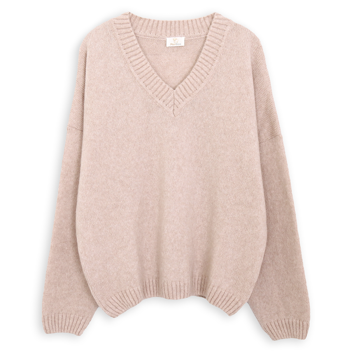 Дамски мек пуловер от органична мериносова вълна