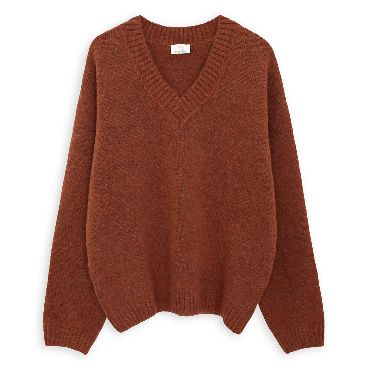 Дамски мек пуловер от органична мериносова вълна