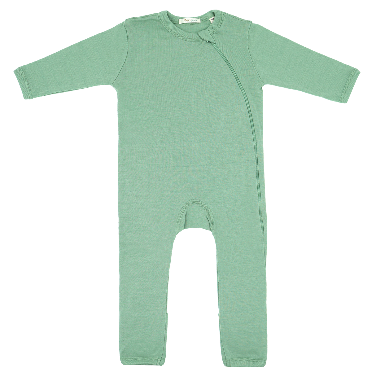 Set de 3 salopete din lână merinos 100% organică cu fermoar lateral