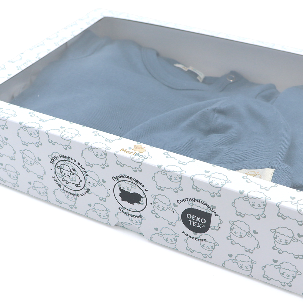 Комплект за изписване от сертифицирано финно мерино "Newborn Essentials Plus"
