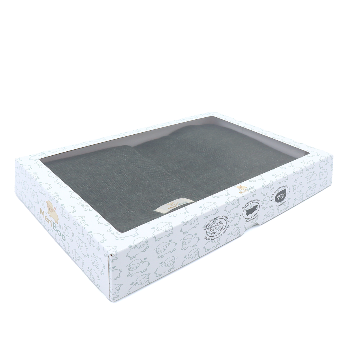 Топло и нежно одеялце от мериносова вълна MeriBoo