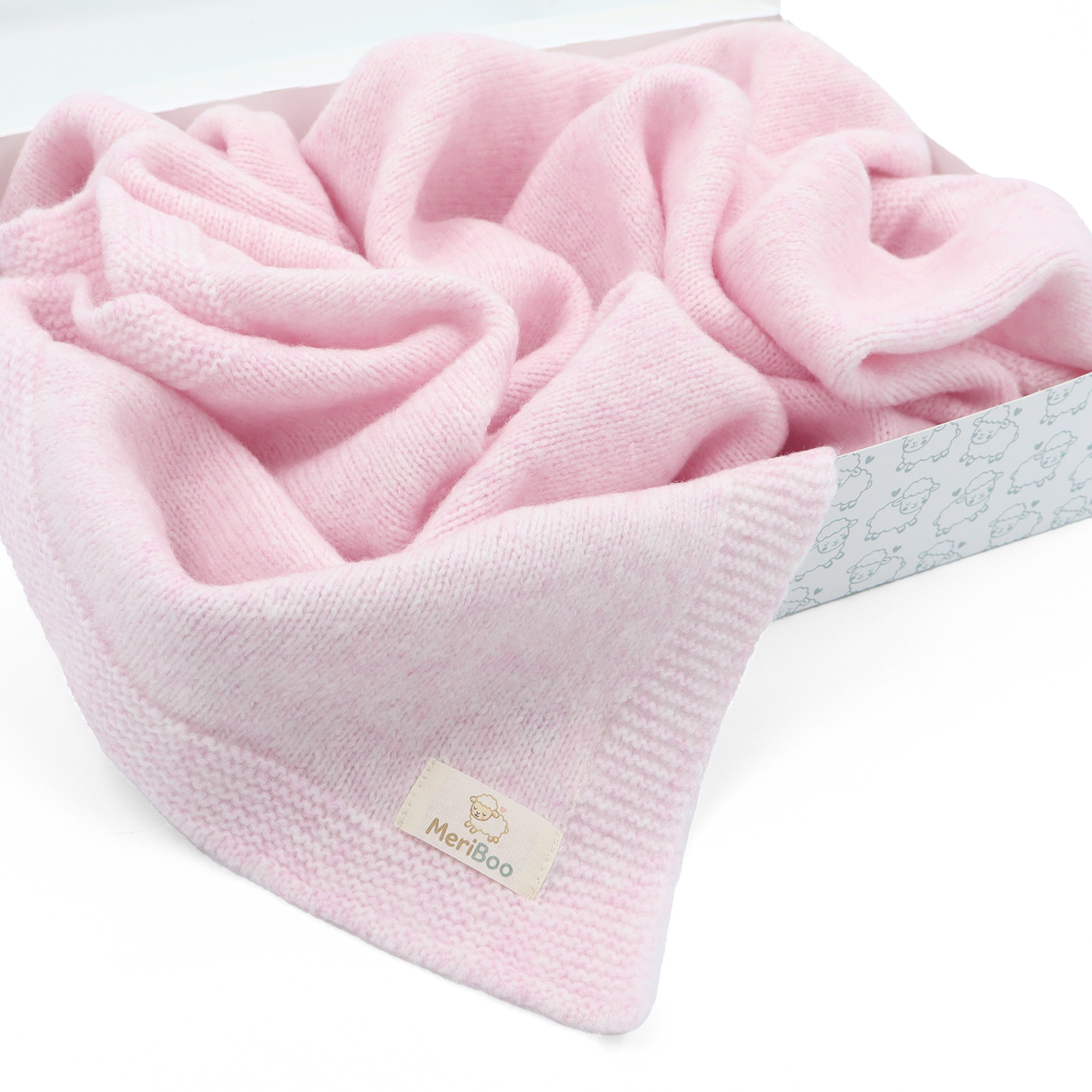 Топло и нежно одеялце от мериносова вълна MeriBoo