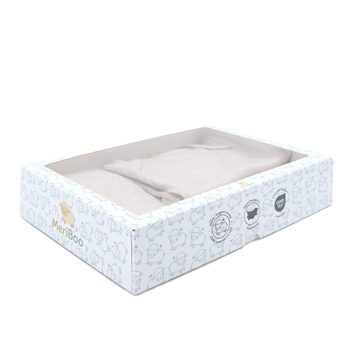 MeriBoo – set de confort certificat din merinos „Mini Cozy”