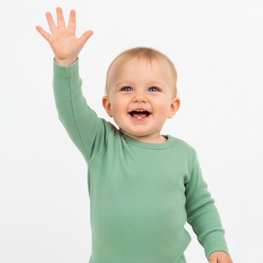 Комплкет от 3 броя блуза с дълъг ръкав от 100% сертифицирано фино мерино