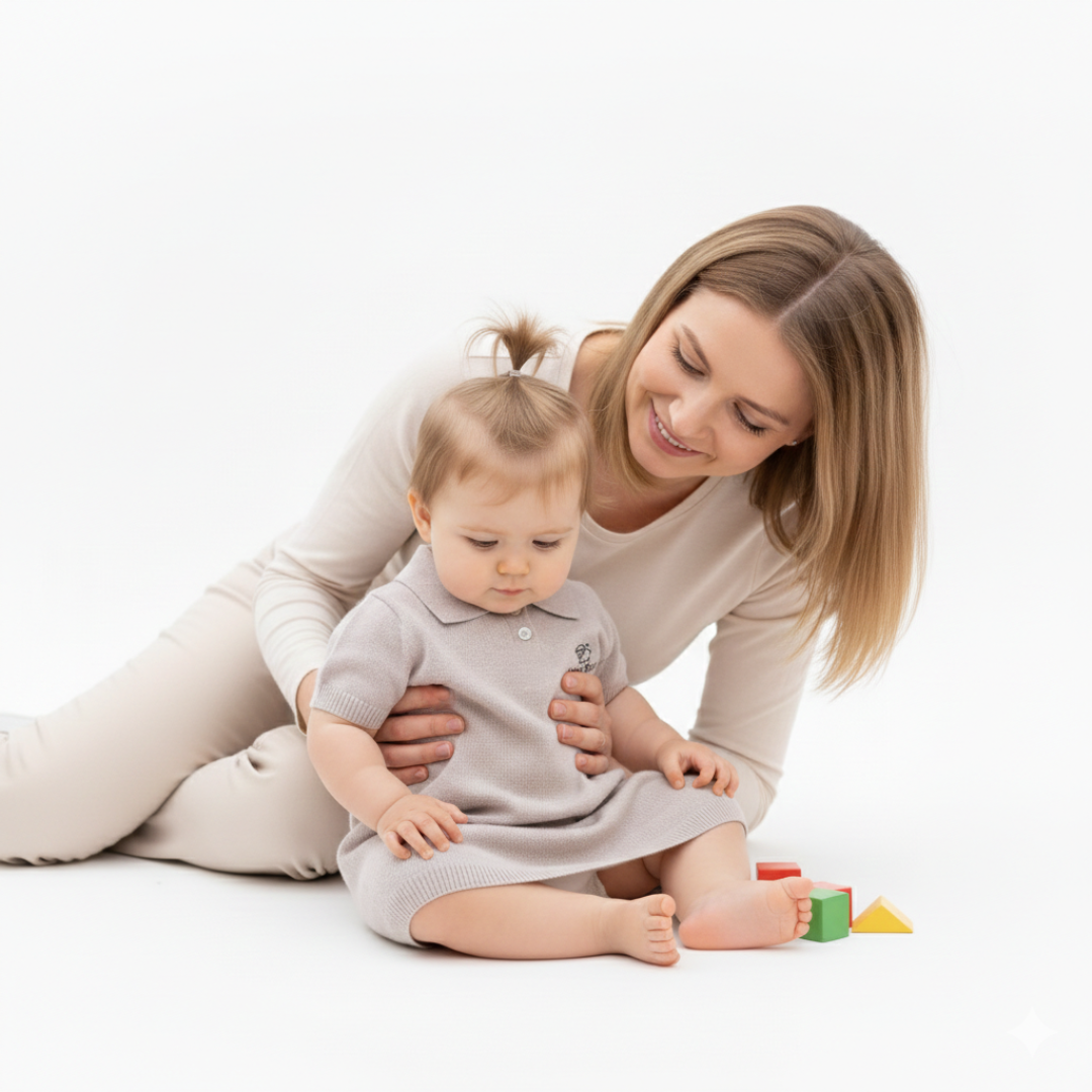 Плетена рокличка от 100% органично мерино