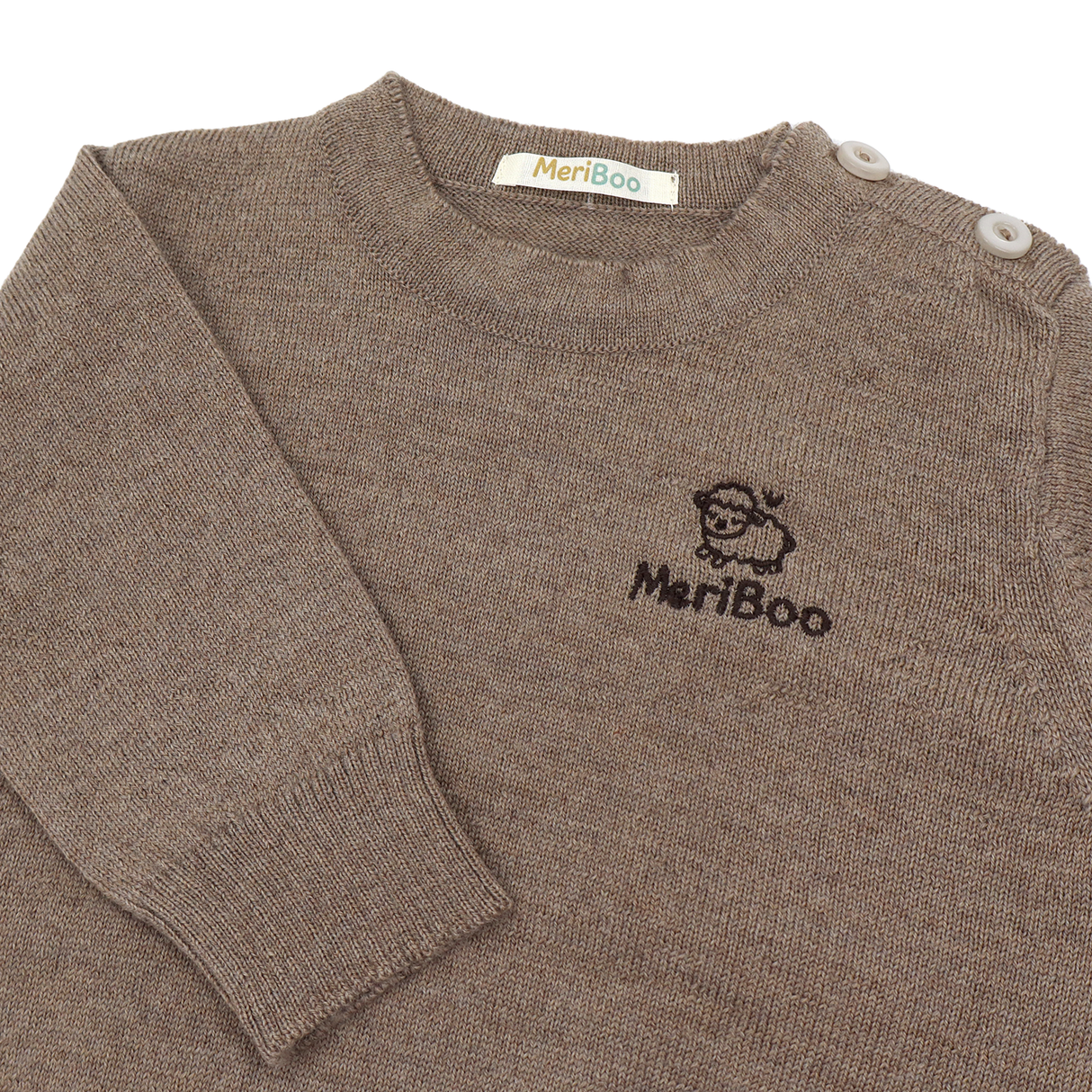 Плетена блузка от 100% органична мериносова вълна