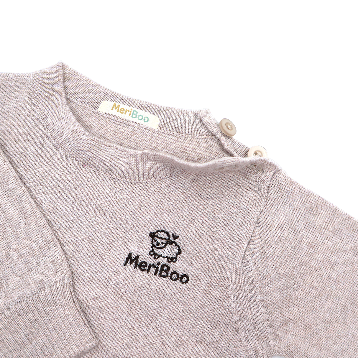 Плетена блузка от 100% органична мериносова вълна