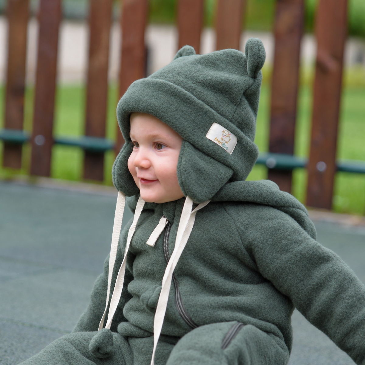 MeriBoo – Premium kapa »Teddy Bear« iz merino volne