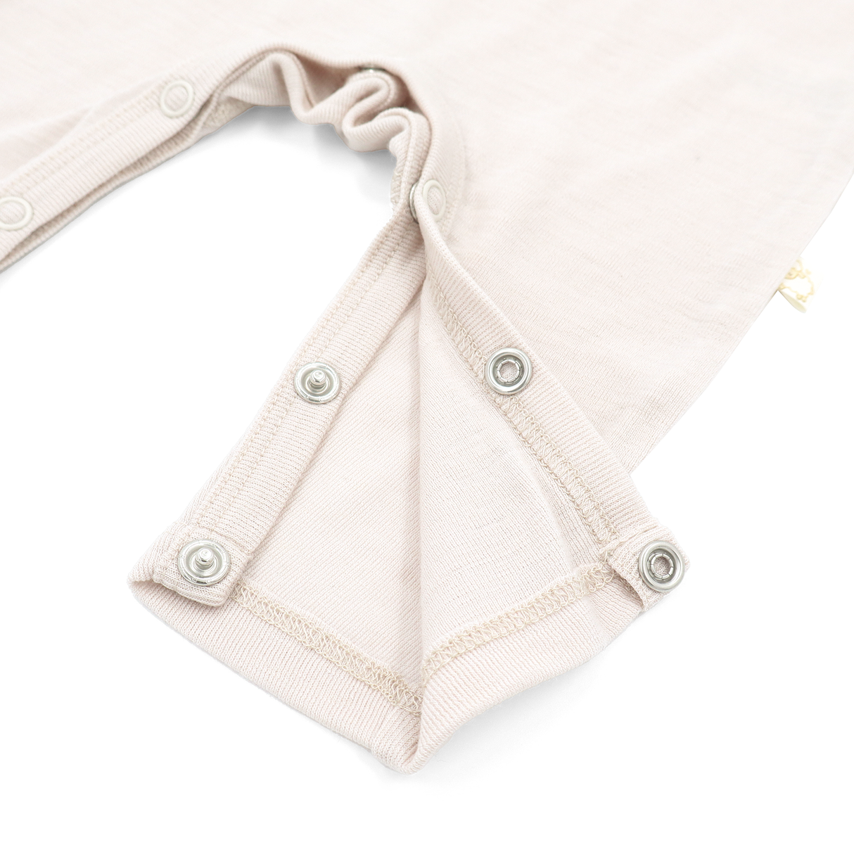 Гащеризон (ромпър) от 100% органично фино мерино с копчета на раменете