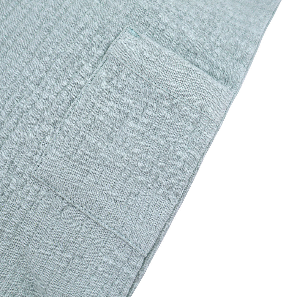 Sleeveless Romper "Soft Breeze" made of 100% organic muslin