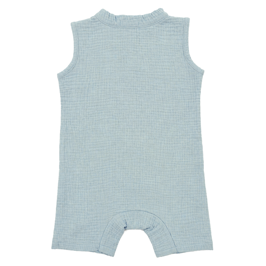 Sleeveless Romper "Soft Breeze" made of 100% organic muslin