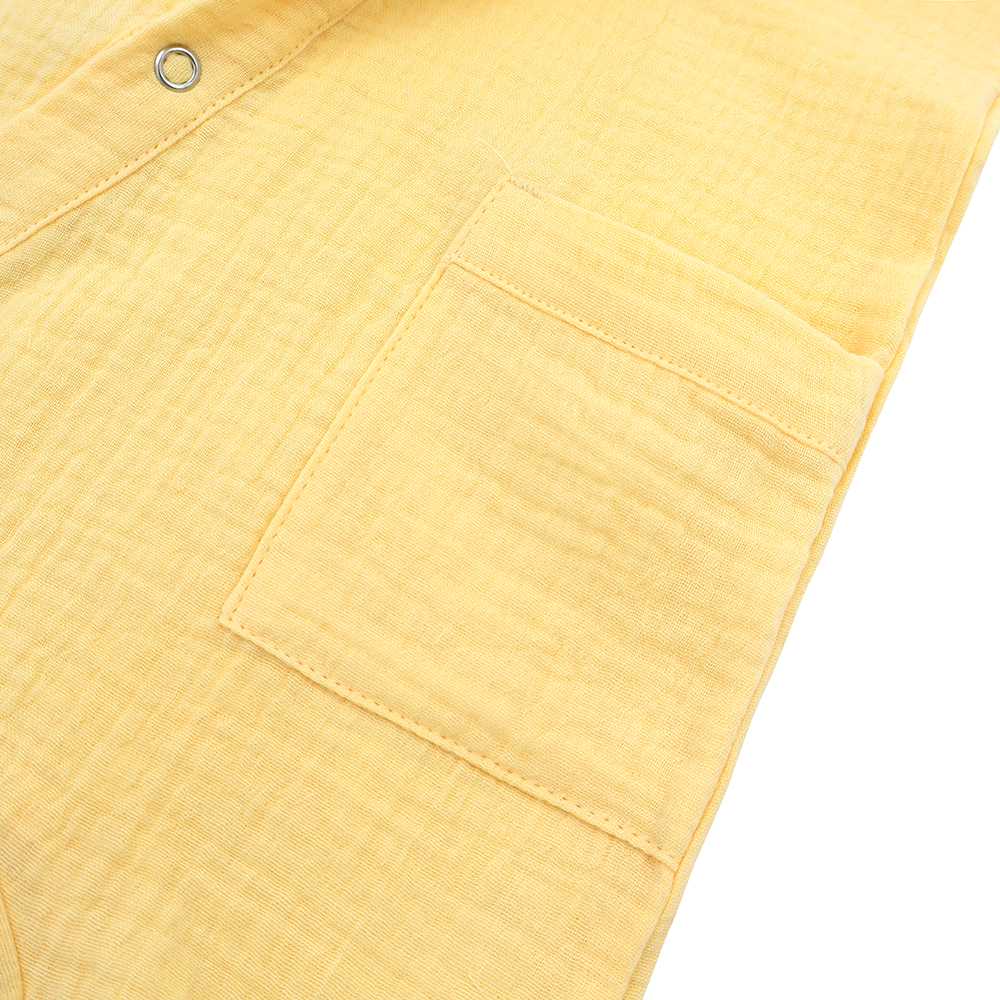 Sleeveless Romper "Soft Breeze" made of 100% organic muslin