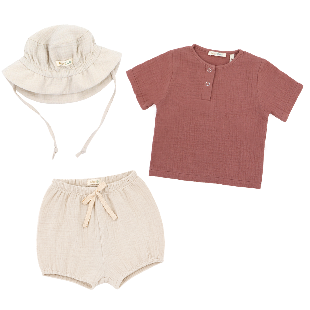 Set "Summer Comfort" din 100% muselină organică