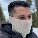 Шал тип тръба от 100% фино мерино