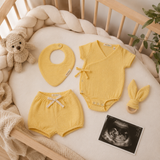 Súprava na prepúšťanie "First Summer" z 100% organickej mušelínu