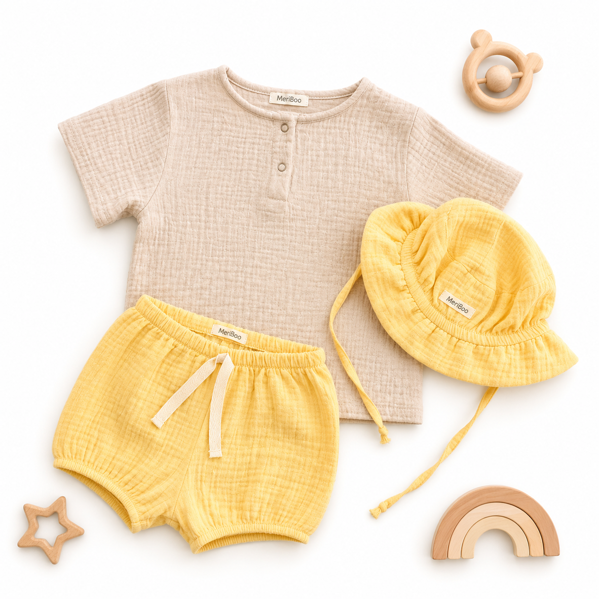 Set "Summer Comfort" din 100% muselină organică