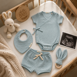 Súprava na prepúšťanie "First Summer" z 100% organickej mušelínu