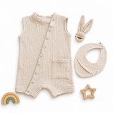 Súprava "Little Explorer" z 100% organickej mušelínu