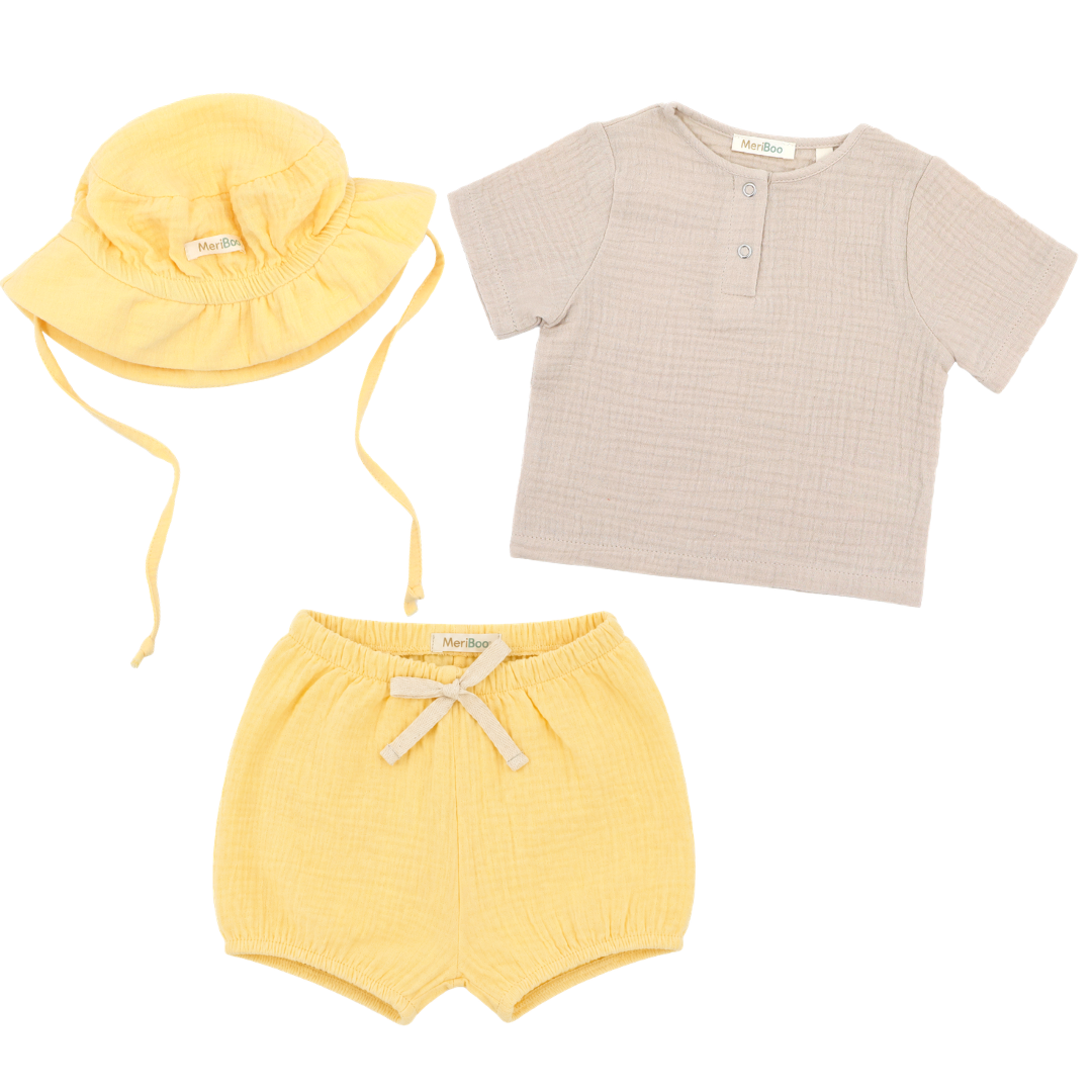 Set "Summer Comfort" din 100% muselină organică