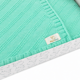 Păturică luxoasă pentru bebeluși din 100% lână merino certificată