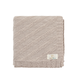 Păturică luxoasă pentru bebeluși din 100% lână merino certificată