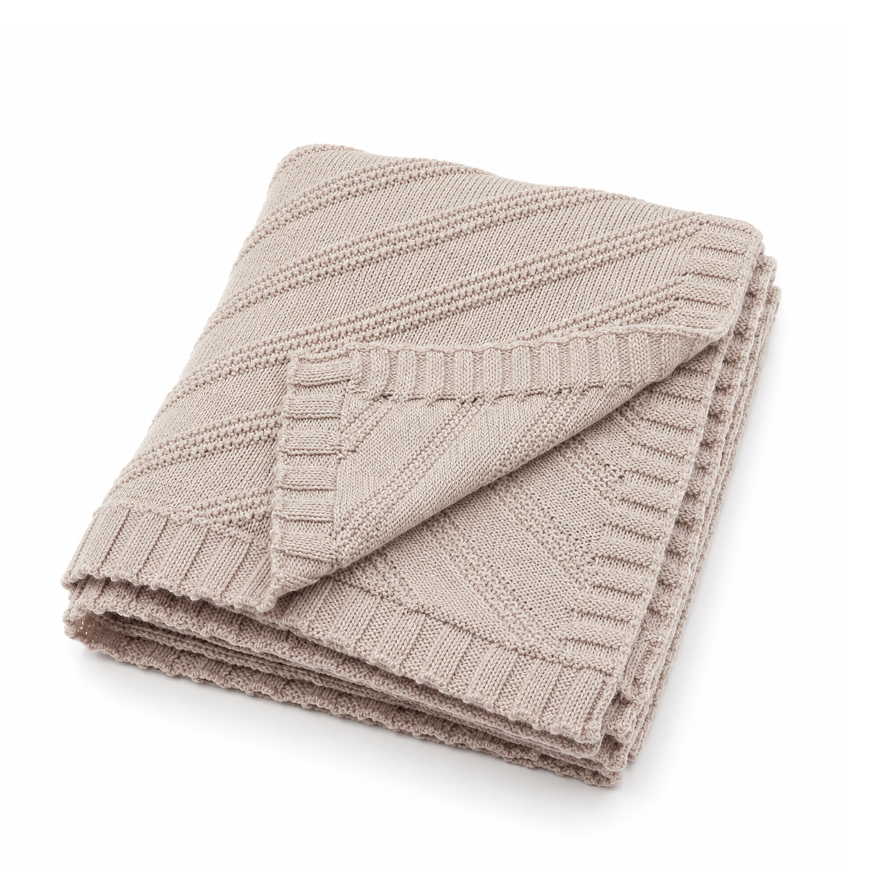 Păturică luxoasă pentru bebeluși din 100% lână merino certificată