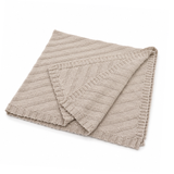 Păturică luxoasă pentru bebeluși din 100% lână merino certificată