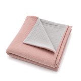 Двулицево одеяло от 100% органичен муселин