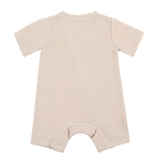 "Soft Breeze" romper made from 100% organic muslin