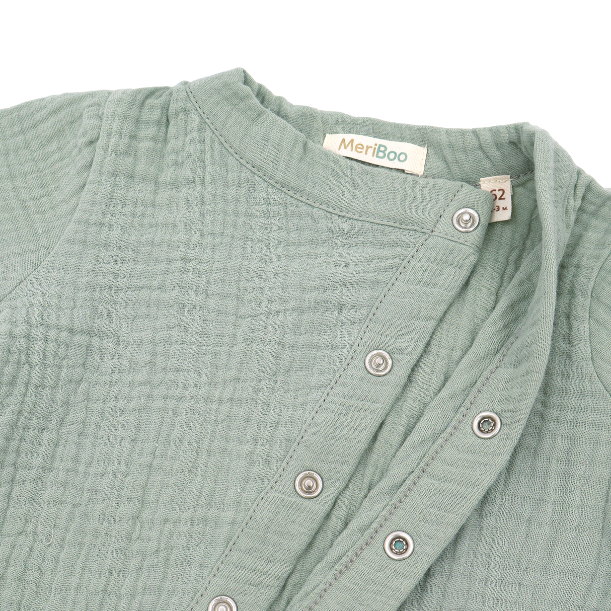 "Soft Breeze" romper made from 100% organic muslin