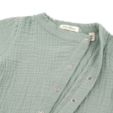 "Soft Breeze" romper made from 100% organic muslin
