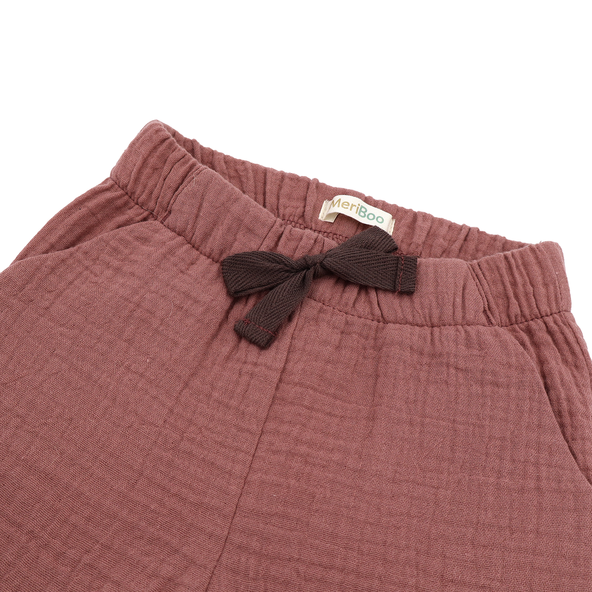 Pantaloni scurți „Soft Breeze” din 100% muselină organică