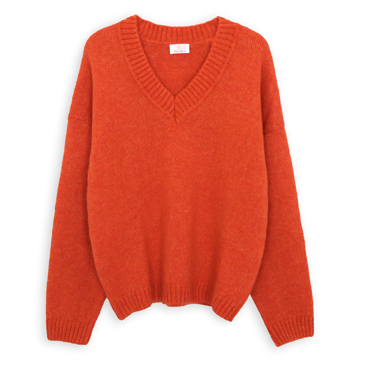 Дамски мек пуловер от органична мериносова вълна