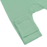 Гащеризон (ромпър) от 100% органична мериносова вълна с цип отстрани