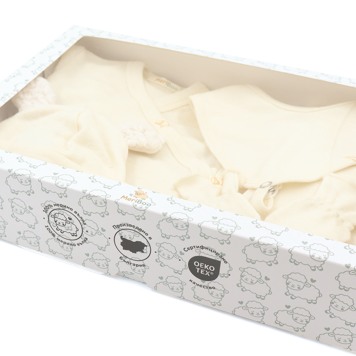 Комплект за изписване от 100% органична мериносова вълна