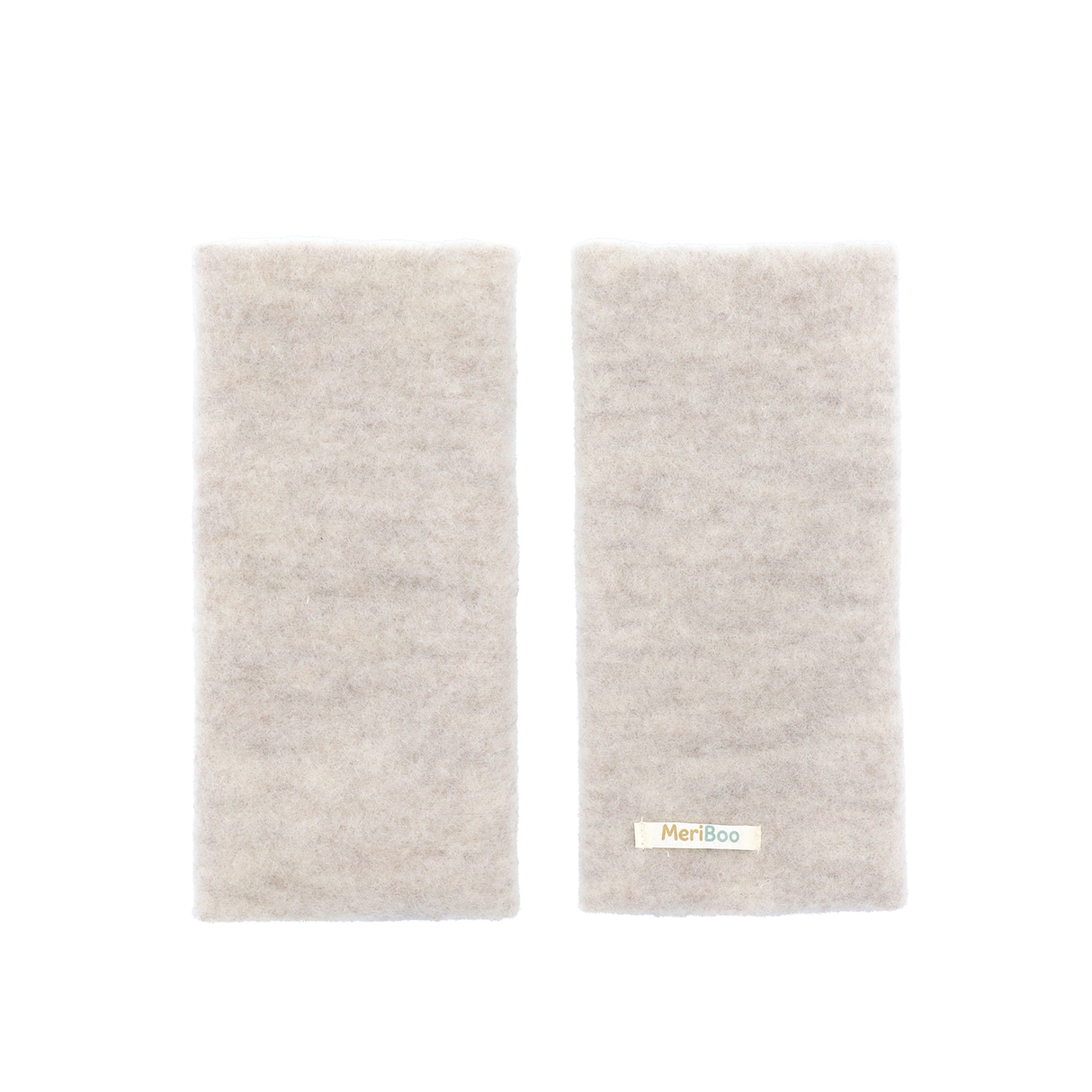 Organic merino wool fingerless gloves