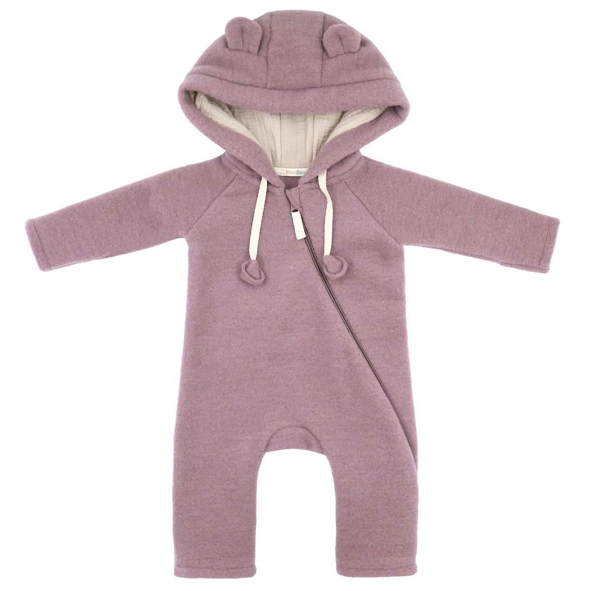 MeriBoo – Premium otroški pajac »Teddy Bear« iz merino volne