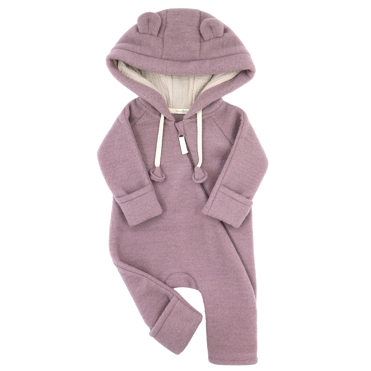 MeriBoo – Premium otroški pajac »Teddy Bear« iz merino volne