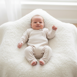 Гащеризон (ромпър) от 100% сертифицирано фино мерино с цип отстрани