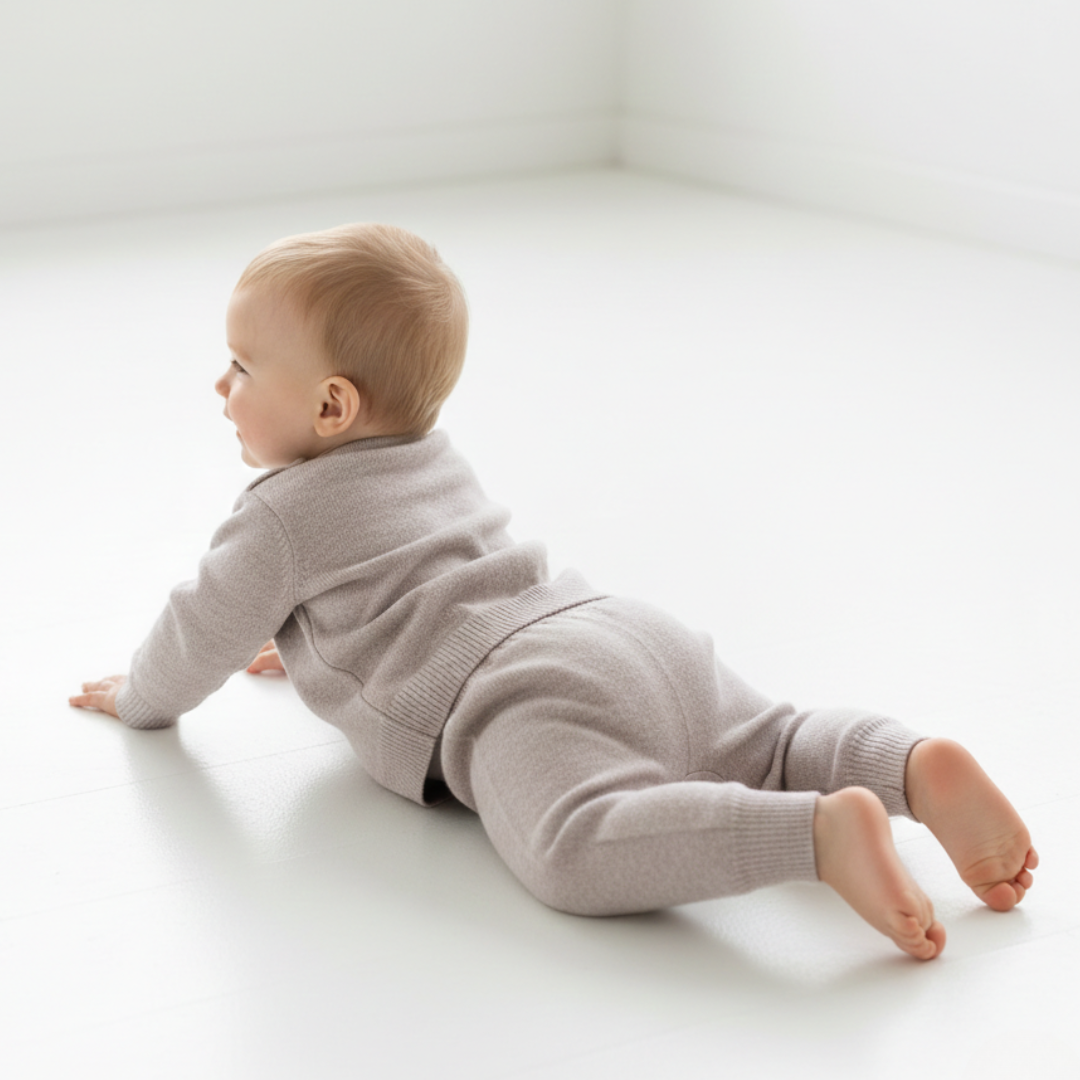 Плетени панталонки от 100% органична мериносова вълна