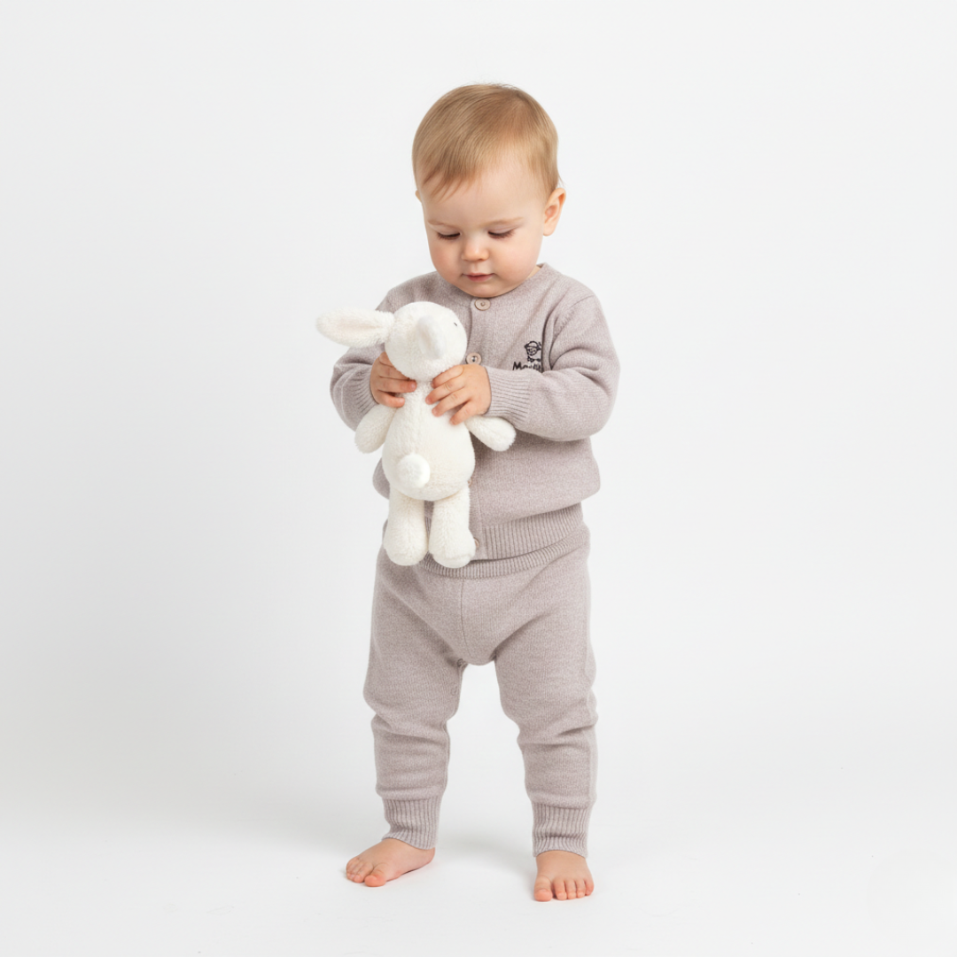 Плетена жилетка от 100% органична мериносова вълна