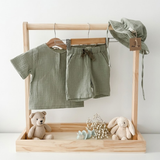 MeriBoo - 100% Organic Muslin Basic Set "Mini Essentials Summer"