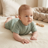 "Soft Breeze" romper made from 100% organic muslin