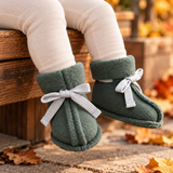 MeriBoo – Premium otroški čeveljci »Teddy Bear« iz merino volne