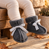 MeriBoo – Premium otroški čeveljci »Teddy Bear« iz merino volne