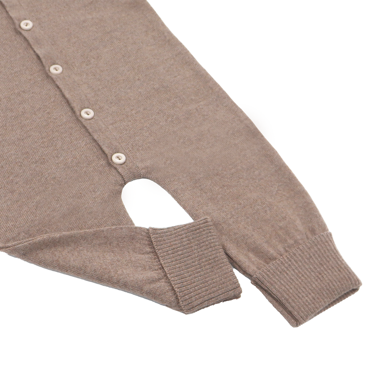 Плетен гащеризон (ромпър) от 100% органична мериносова вълна