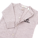 Плетен гащеризон (ромпър) от 100% органична мериносова вълна